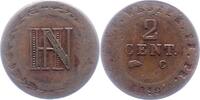 Westfalen, Königreich 2 Centimes Hieronymus Napoleon 1807-1813. -