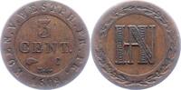 Westfalen, Königreich 3 Centimes Hieronymus Napoleon 1807-1813. -
