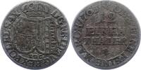 Sachsen-Albertinische Linie 1/12 Taler Friedrich August II. 1733-1763. -
