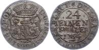 Sachsen-Albertinische Linie 1/24 Taler Friedrich August II. 1733-1763. -