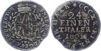 Sachsen-Albertinische Linie 1/24 Taler Friedrich August III. 1763-1806. -