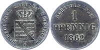 Sachsen-Meiningen Pfennig Bernhard Erich Freund 1803-1866. -
