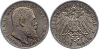 Württemberg 3 Mark Wilhelm II. 1891-1918. -