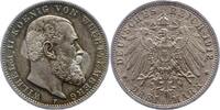 Württemberg 3 Mark Wilhelm II. 1891-1918. -