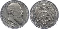 Baden 2 Mark Friedrich I. 1856-1907. -