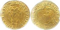 Trier-Erzbistum Goldgulden Otto von Ziegenhain 1418-1430. -