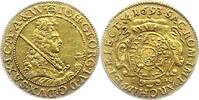 Sachsen-Albertinische Linie 1/2 Dukat Gold Johann Georg IV. 1691-1694. -