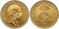 Sachsen 20 Mark Gold Georg 1902-1904. -