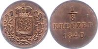Schwarzburg-Rudolstadt 1/8 Kreuzer Friedrich Günther 1807-1867. -