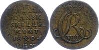 Norwegen 2 Skilling Christian VII. 1766-1808. -