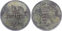 Haus Habsburg 6 Kreuzer Franz Joseph I. 1848-1916. -