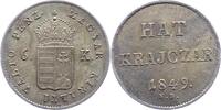 Haus Habsburg 6 Kreuzer Franz Joseph I. 1848-1916. -