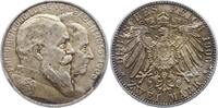 Baden 2 Mark Friedrich I. 1856-1907. -