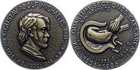 Medicina in nummis Bronzemedaille Michaelis, Gustav Adolf *1798 Harburg, +1848 Lehrte. -