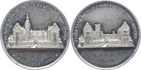 Zinnmedaille 1861 Dänemark Frederik VII. 1848-1863. Prägeschwäche, vorzüglich