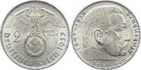 Drittes Reich 2 Mark 1937 A Vorzüglich + 30,00 EUR Differenzbesteuert nach §25a UStG zzgl. 5,00 EUR Versand