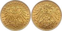 Lübeck 10 Mark Gold 1904 A Vorzüglich