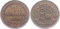 Schleswig-Holstein-Königliche Linie Sechsling Unter Statthalterschaft 1848-1851. -