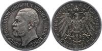 Mecklenburg-Strelitz 2 Mark 1905 A Adolf Friedrich V. 1904-1914. Schöne Patina. Sehr schön - vorzüglich