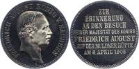Sachsen 2 Mark 1905 E Friedrich August III. 1904-1918. Schöne Patina. Wizige Haarlinien, Polierte Platte