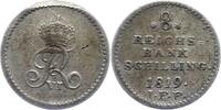 Schleswig-Holstein-Königliche Linie 8 Reichsbankschilling Friedrich VI. von Dänemark 1808-1839. -
