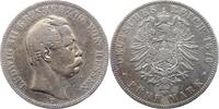 Hessen 5 Mark Ludwig III. 1848-1877. -
