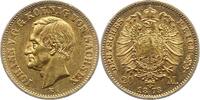 Sachsen 20 Mark Gold Johann 1854-1873. -