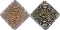 Gent 50 Centimes Stadt 1915-1918. -