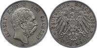 Sachsen 2 Mark Albert 1873-1902. -