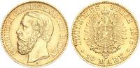 Baden 10 Mark Friedrich I. 1856 - 1907 -