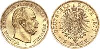 Preußen 5 Mark Wilhelm I. 1861 - 1888 -
