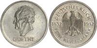 Weimarer Republik Goethe 5 Reichsmark 1932 J vorzüglich+