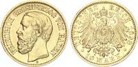 Baden 10 Mark Friedrich I. 1856 - 1907 -