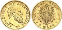Württemberg 5 Mark Karl 1864 - 1891 -