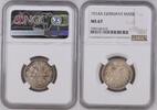 Kaiserreich 1 Mark 1914 A großer Adler, NGC MS 67 prägefrisch, stempelglanz