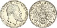 Württemberg 3 Mark Wilhelm II. 1891 - 1918 -