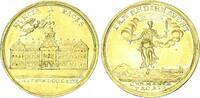 Brandenburg-Preußen Goldmedaille zu einem Dukaten Friedrich II. der Große 1740 - 1786 auf den Frieden von Hubertusburg -