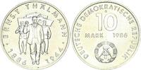 DDR 10 Mark Gedenkmünze Ernst Thälmann -