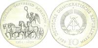 DDR 10 Mark Gedenkmünze Johann Gottfried Schadow -