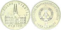 DDR 5 Mark Gedenkmünze Nikolaiviertel, Nikolaikirche -