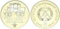 DDR 5 Mark Gedenkmünze Postwesen, Postkutsche -