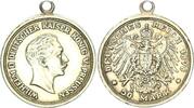 Brandenburg-Preußen tragbare Medaille Wilhelm II. 1888 - 1918 50 Mark -