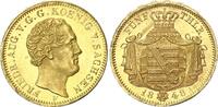 Sachsen Königreich 5 Taler 1848 F Friedrich August II. 1836 - 1854 vorzüglich-stempelglanz