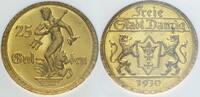 Danzig, Freie Stadt NGC MS66 25 Gulden 1930 A prägefrisch, stempelglanz