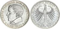 BRD Freiherr von Eichendorff 5 DM 1957 J vorzüglich+/stempelglanz