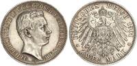 Mecklenburg-Schwerin Friedrich Franz IV. 1897 - 1918 2 Mark 1901 A vorzüglich/stempelglanz