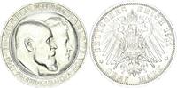 Württemberg 3 Mark Wilhelm II. 1891 - 1918 Hochzeit -