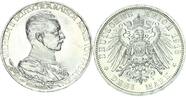 Preußen 3 Mark Wilhelm II. 1888 - 1918 Regierungsjubiläum -