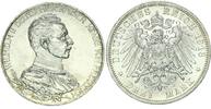 Preußen 3 Mark Wilhelm II. 1888 - 1918 Regierungsjubiläum -