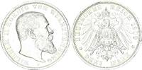 Württemberg 3 Mark Wilhelm II. 1891 - 1918 -